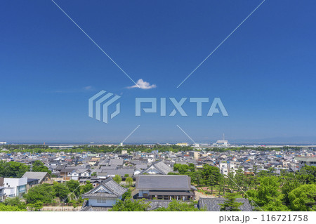 岸和田城 天守からの眺め 海側 岸和田城 天守からの眺め 海側 116721758