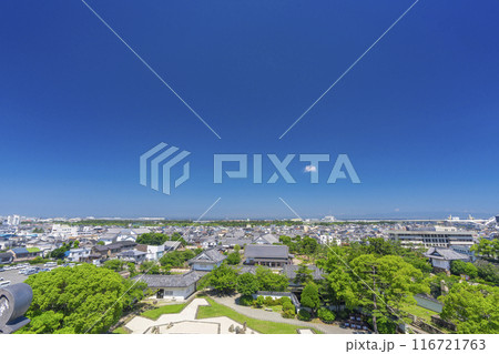 岸和田城　天守からの眺め　海側 116721763