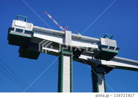 新名神の巨大な建設現場 116721927