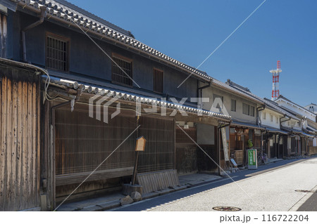 大阪　岸和田市本町　旧紀州街道沿いの街並み 116722204