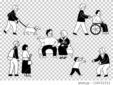 Daily life of the elderly_2 Daily life of the elderly_2 116722312