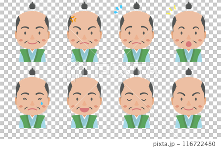 Various expressions of Sengoku daimyo Various expressions of Sengoku daimyo 116722480