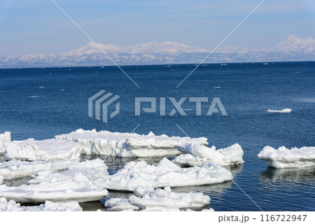 野付半島の流氷 116722947