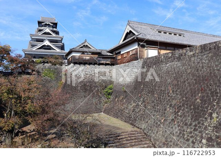 熊本城 天守閣と本丸御殿 熊本城 天守閣と本丸御殿 116722953