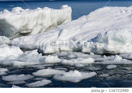 野付半島の流氷 116722990