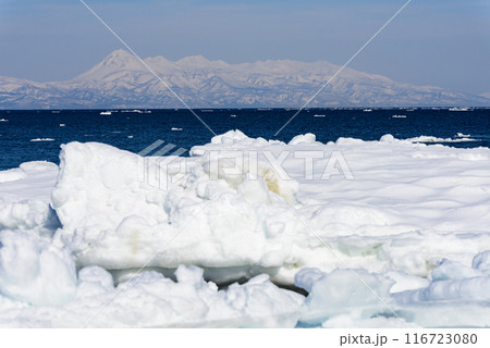 野付半島の流氷 116723080