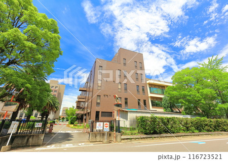 【香川県】晴天の香川大学幸町キャンパス 【香川県】晴天の香川大学幸町キャンパス 116723521