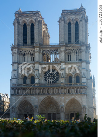Famous landmark Notre Dame Cathedral a Catholic cathedral, France Famous landmark Notre Dame Cathedral a Catholic cathedral, France 116723658