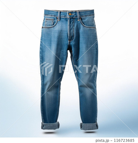 jeans, denim, skinny jeans, straight jeans, bootcut jeans, wide-leg jeans, high waist, low rise, mid-rise, ripped jeans, cut-off jeans, rolled-up jeans, vintage jeans, classic jeans, washed jeans, blu 116723685