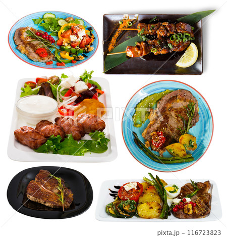 Assorted pork and beef dishes Assorted pork and beef dishes 116723823