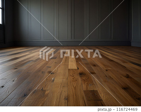 フローリングの床のある部屋 フローリングの床のある部屋 116724469
