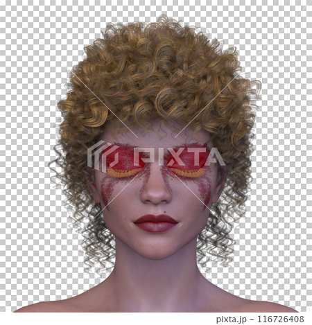 Close-up of a woman's face 116726408