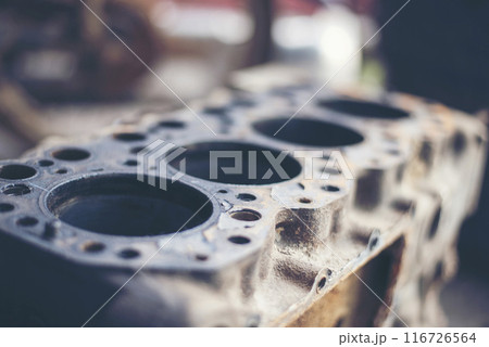 Heavy screw grungy rusted wrenches dirty screwdriver object. Industrial hardware set. Mechanic tools engineering equipment car auto repair shop with copy space. Blurred background mechanical service Heavy screw grungy rusted wrenches dirty screwdriver object. Industrial hardware set. Mechanic tools engineering equipment car auto repair shop with copy space. Blurred background mechanical service 116726564