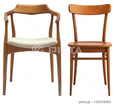 wooden chair isolated on white 116726965