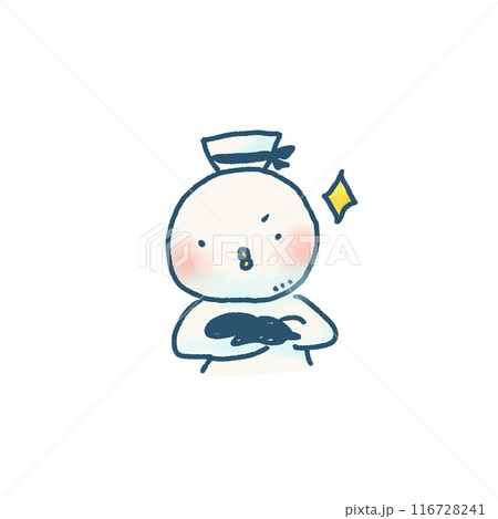 納得している可愛いかもめのイラスト 納得している可愛いかもめのイラスト 116728241