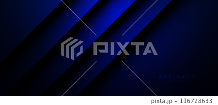 Abstract background with blue geometric diagonal square Modern minimal background. Futuristic digital high-technology. Vector illustration 116728633