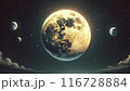夜空の月 116728884