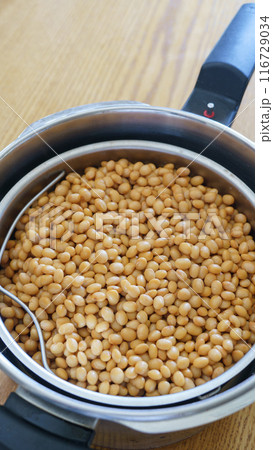圧力鍋で大豆を蒸す・蒸し大豆 イメージ 116729034