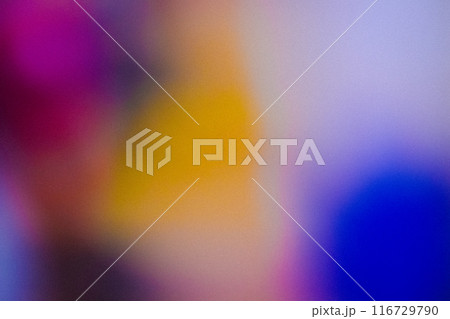 Colorful grainy color gradient Abstract background, noise texture effect 116729790