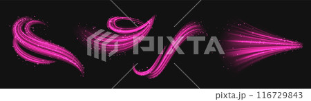 Pink wind wave. Magic air fragrance flow effect 116729843