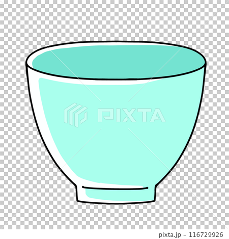 Loose and simple tea bowl, solid color 116729926