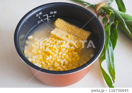 とうもろこし丸ごと炊き込みご飯 116730045