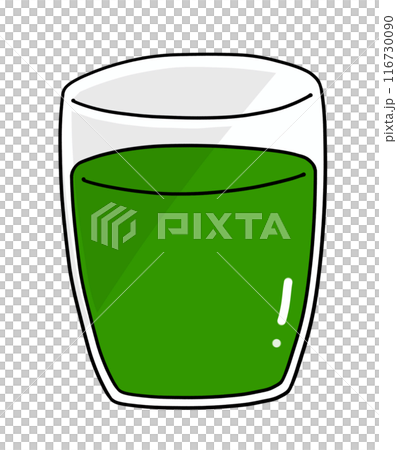 ゆるめシンプル青汁　ベタ塗り 116730090