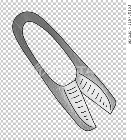 Loose-fitting simple thread scissors, analog style 116730163
