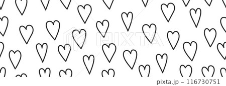 Banner of love hearts. Banner of love hearts. 116730751