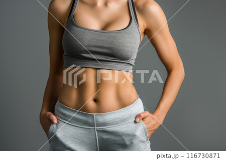 腹筋女 