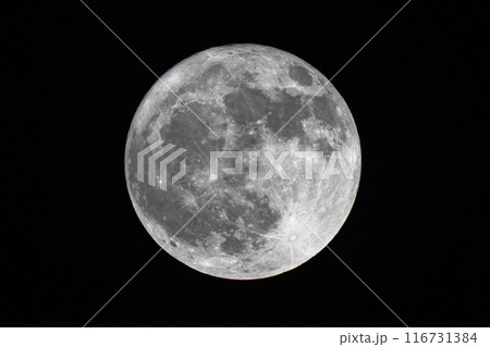 まん丸の満月 まん丸の満月 116731384