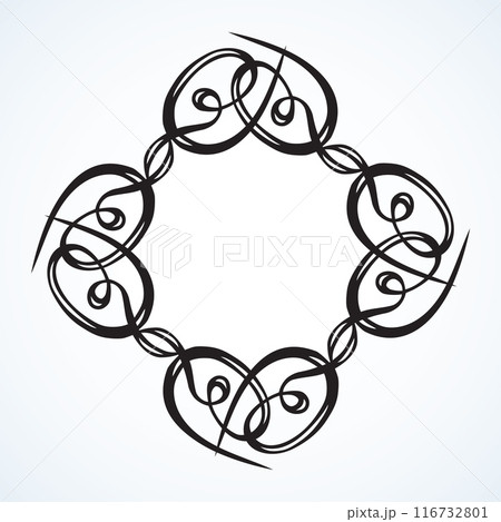 Vignette. Vector drawing Vignette. Vector drawing 116732801