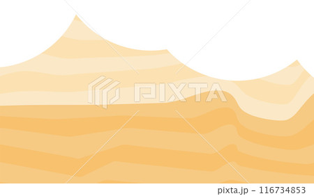 Autumn simple background. Vector hand drawn flat illustration. 116734853