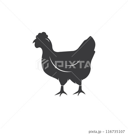 Hen illustration icon Hen illustration icon 116735107
