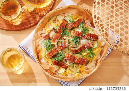 鰻ちらし寿司 - 夏のごちそう 116735236