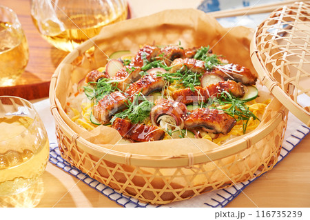 鰻ちらし寿司 - 夏のごちそう 116735239