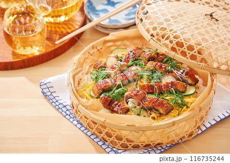 鰻ちらし寿司 - 夏のごちそう 116735244