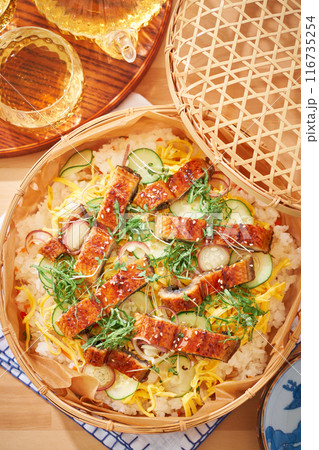 鰻ちらし寿司 - 夏のごちそう 鰻ちらし寿司 - 夏のごちそう 116735254