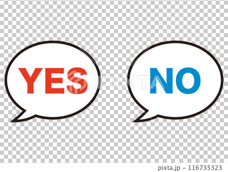YESNO Yes No Illustration 116735323