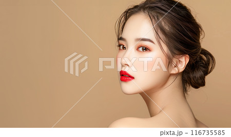 美しいアジア人女性　AI 116735585