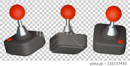 game joystick controller 3D graphic 116737430