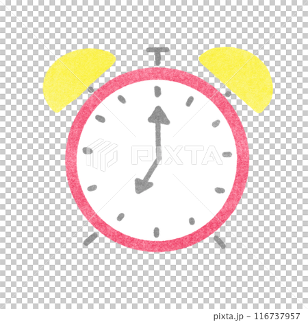 目覚まし時計のイラスト 116737957