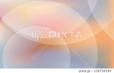 Abstract colored liquid holographic gradient background with circle shapes 116738194