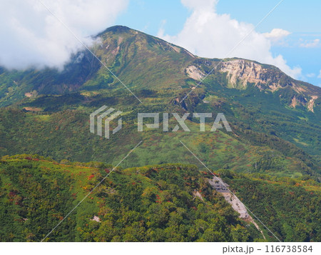 妙高山から望む初秋の火打山 妙高山から望む初秋の火打山 116738584