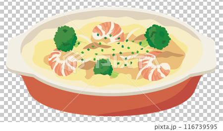 洋食_グラタン(海老とブロッコリー) 洋食_グラタン(海老とブロッコリー) 116739595