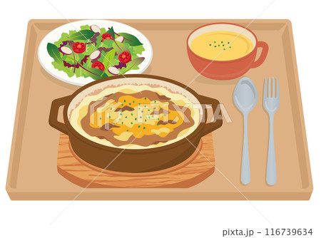 洋食_ドリア（ランチセット）トレイあり 116739634
