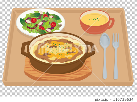 洋食_ドリア（ランチセット）トレイあり 116739634