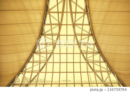 Interior of Suvarnabhumi airport. 116739764