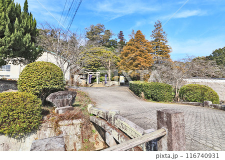 大分県日田市の城跡にある観光スポット月隈公園 116740931