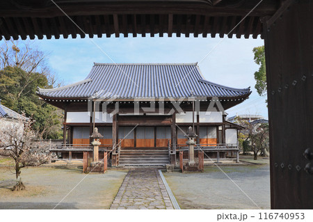 大分県日田市の人気観光スポット豆田町の長福寺本堂 116740953